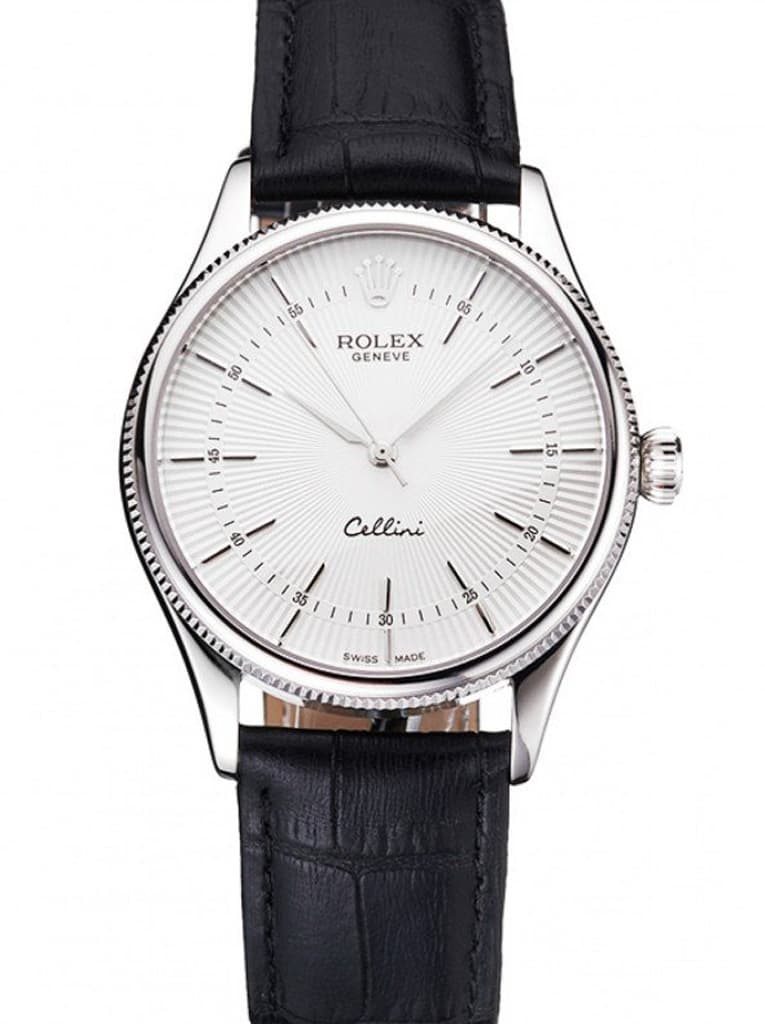 Rolex Cellini 38mm White Dial - Distinguished Watch