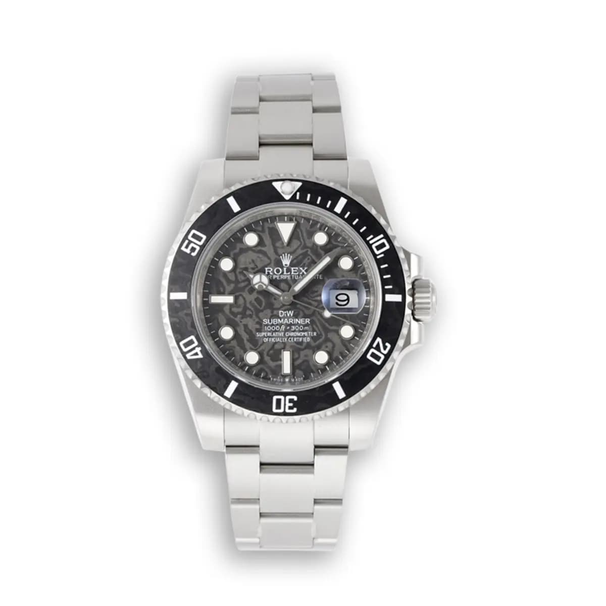 DIW Submariner Parakeet 116610LB Carbon Dial Dive Watch