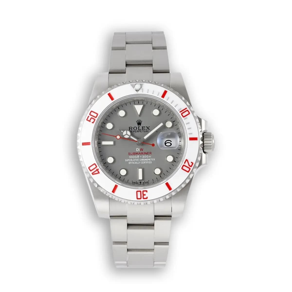 DIW Submariner Parakeet 116610LB Ice Grey Dial Watch