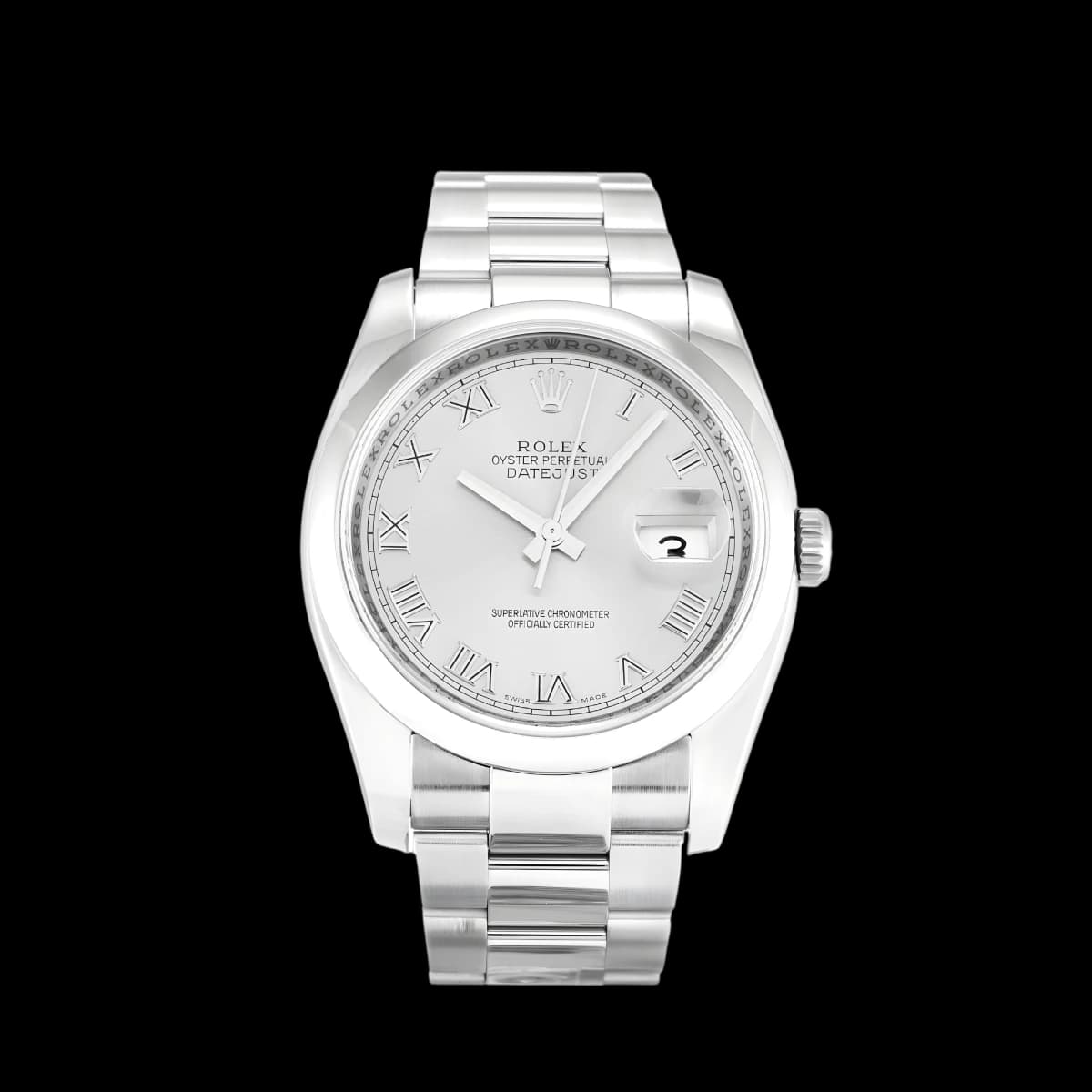 Rolex Datejust 116200 Stainless Steel 36mm Silver Dial