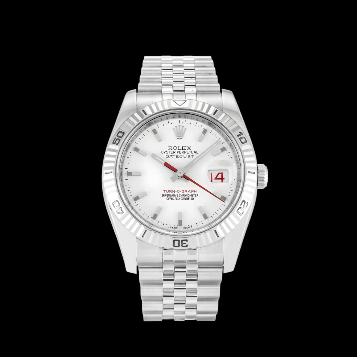 datejust 116264 Super Clone - front view