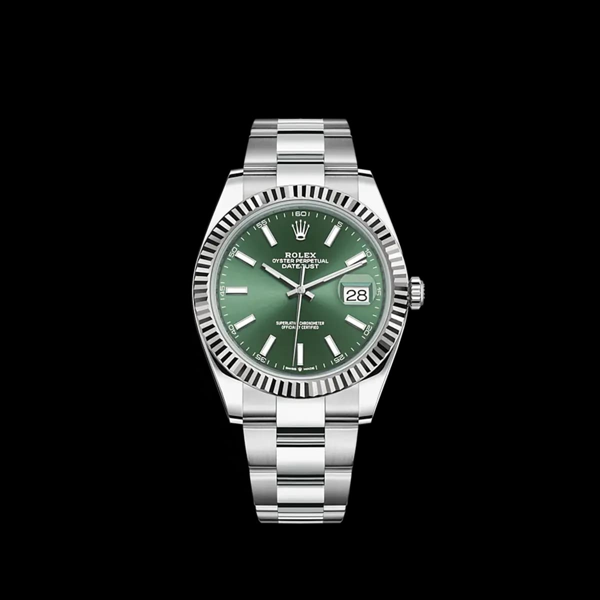 Rolex Datejust 126334 41mm Mint Dial Jubilee Watch