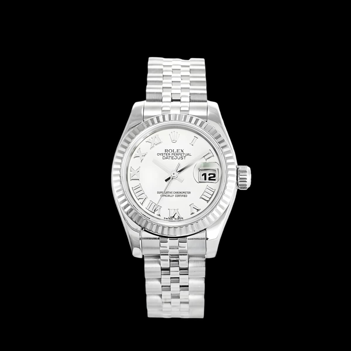 Rolex Datejust 179174 - 26mm White Dial Ladies Watch