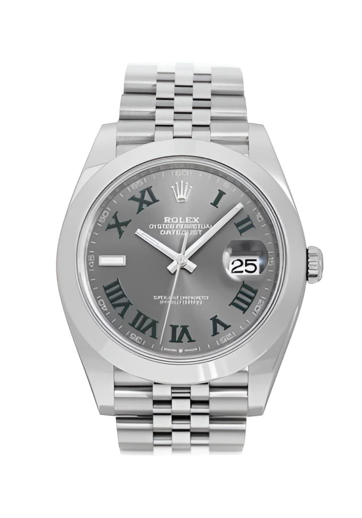 Rolex Datejust 126300 41mm – Rhodium Wimbledon Dial on Jubilee