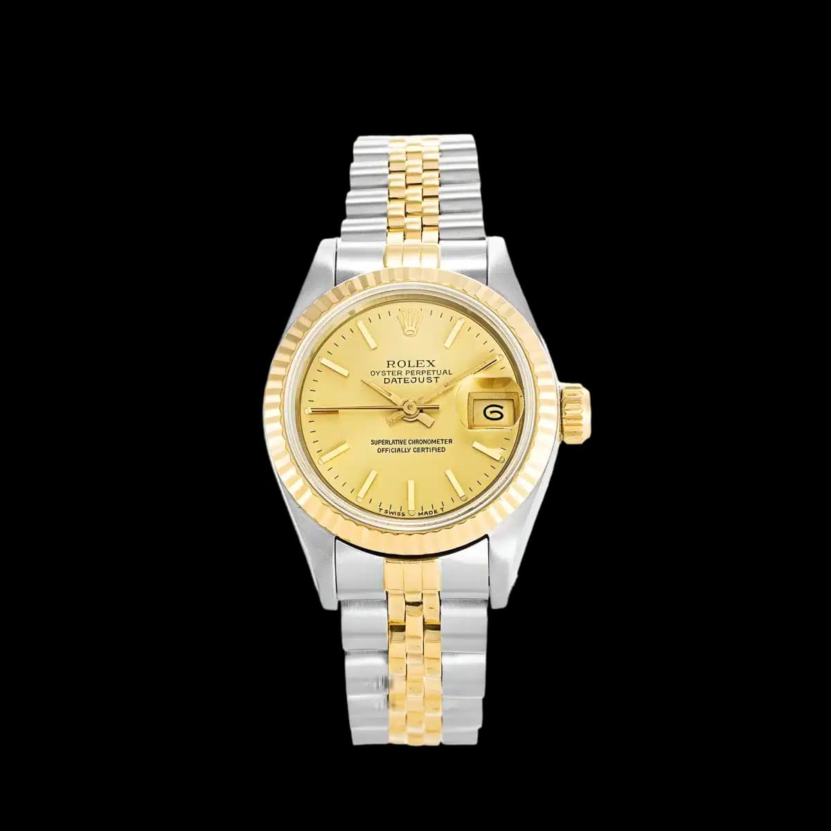 Rolex Datejust 69173 - 26mm Gold Dial Two-Tone