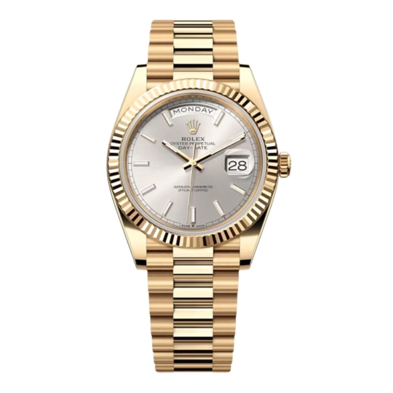 Rolex Day-Date 40mm Silver Dial 228238