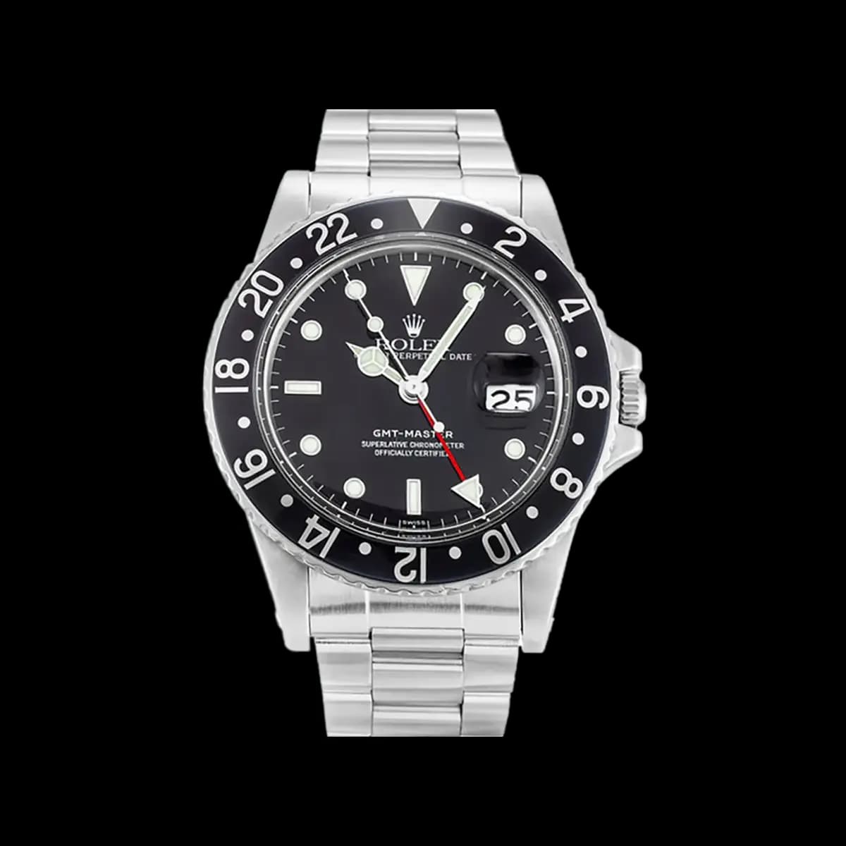 Rolex GMT-Master 16750 - 40mm Black Dial Quickset Date