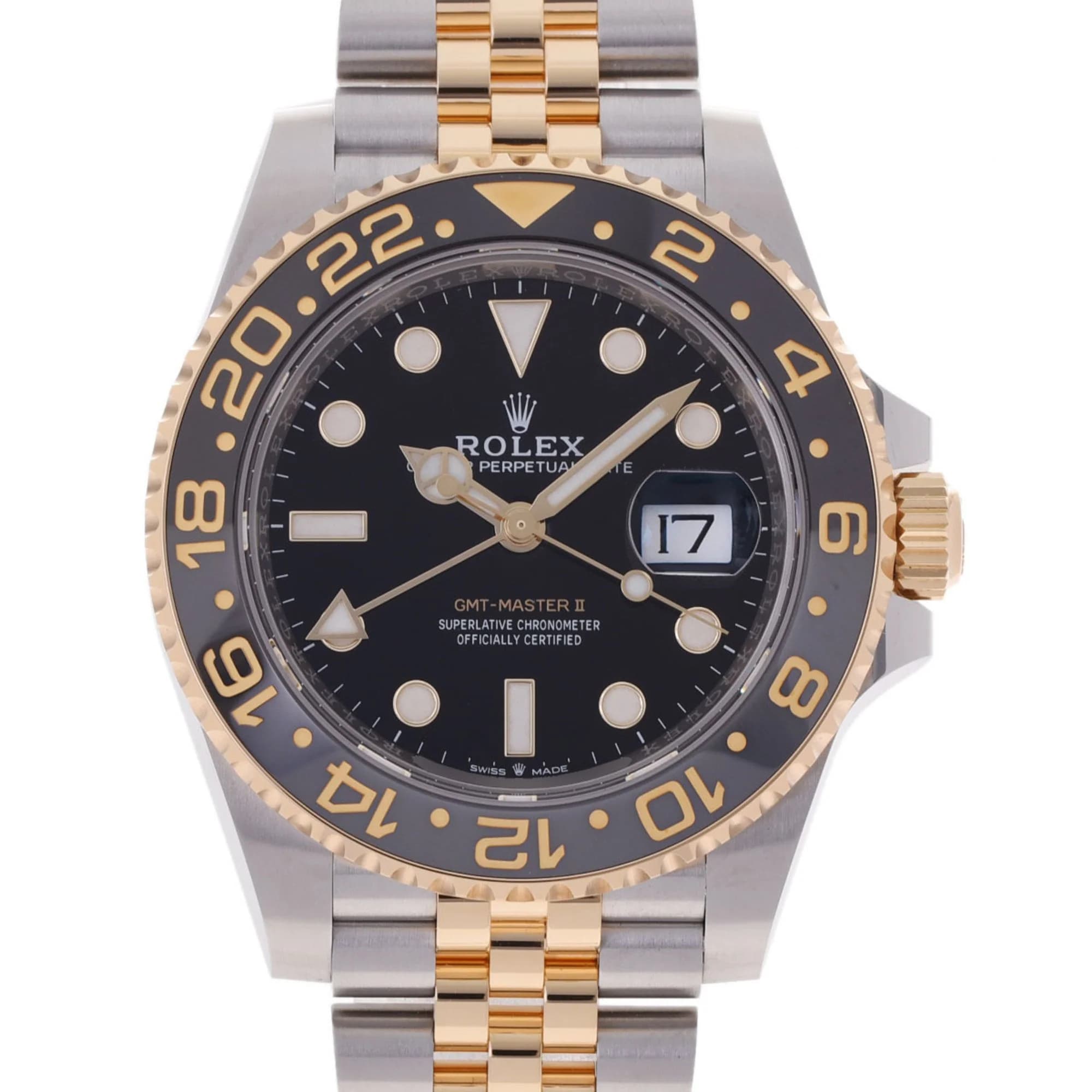 gmt-master 126713GRNR Super Clone - side view