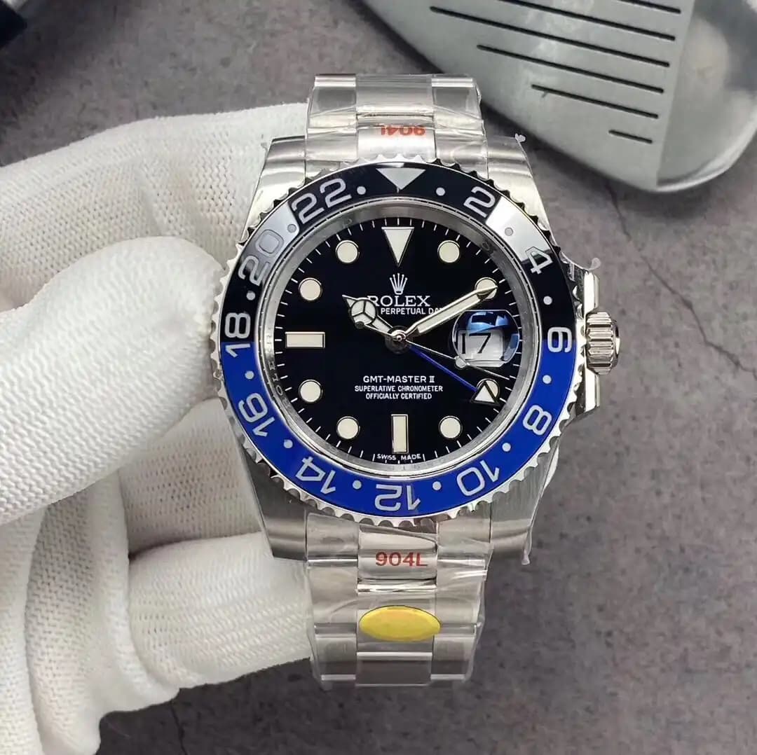 gmt-master 126710BLRO Super Clone - side view