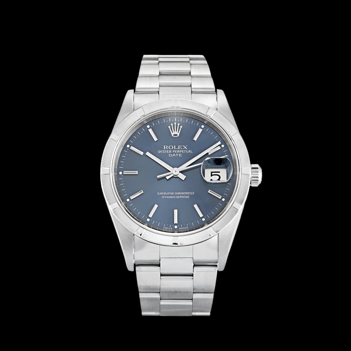 Rolex Oyster Perpetual 34mm Blue Dial 15210
