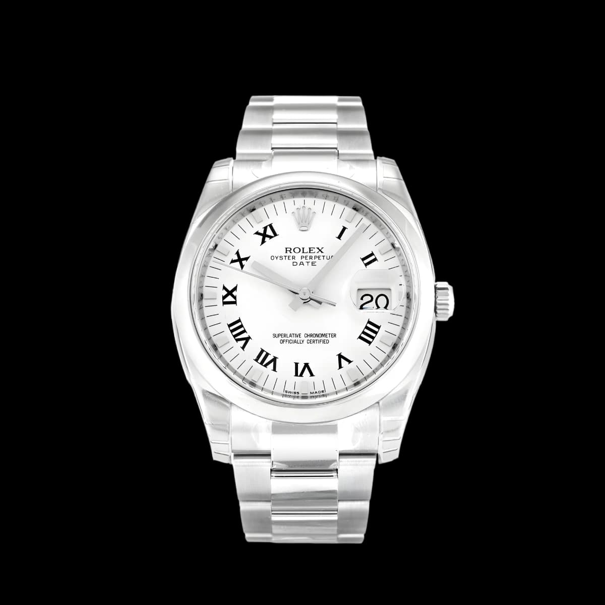 Rolex Oyster Perpetual 34mm White Dial 115200