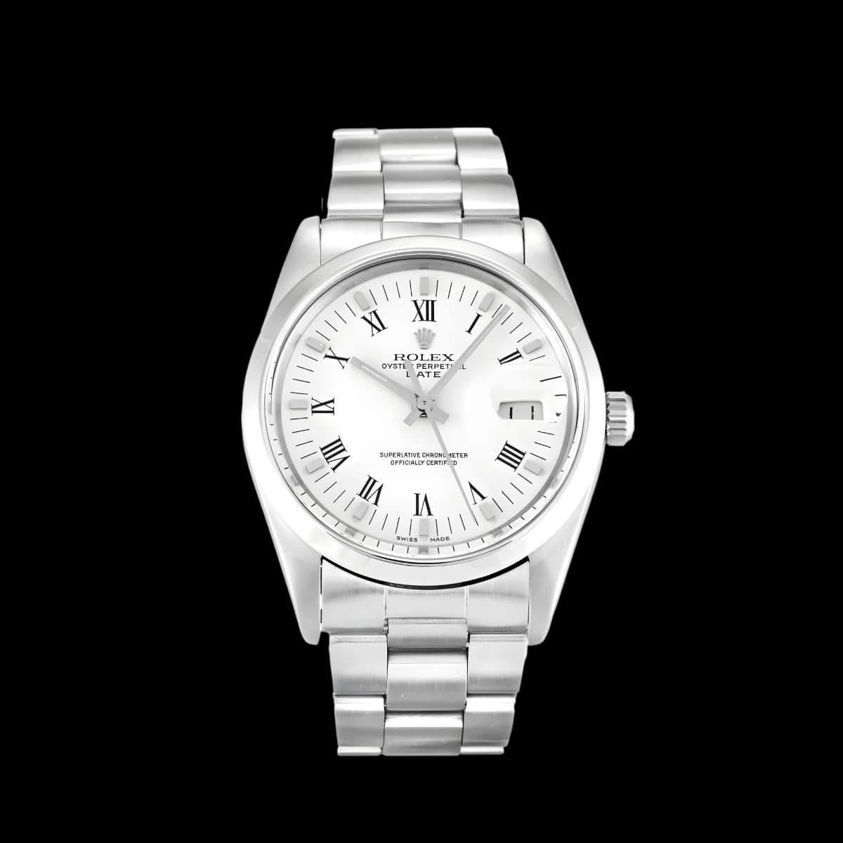 Rolex Oyster Perpetual 34mm White Dial 15000