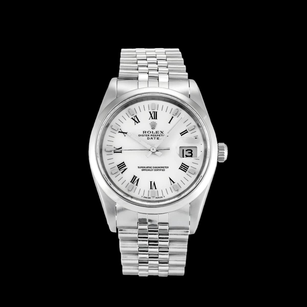 Rolex Oyster Perpetual 34mm White Dial 15200
