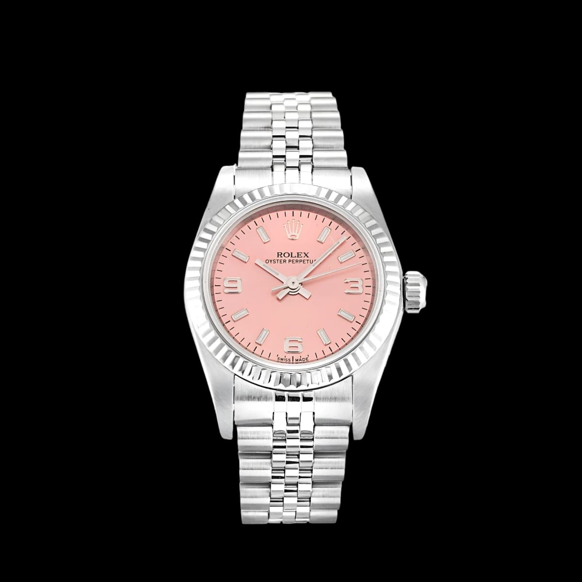 Rolex Oyster Perpetual Lady 26mm Salmon Dial 76094