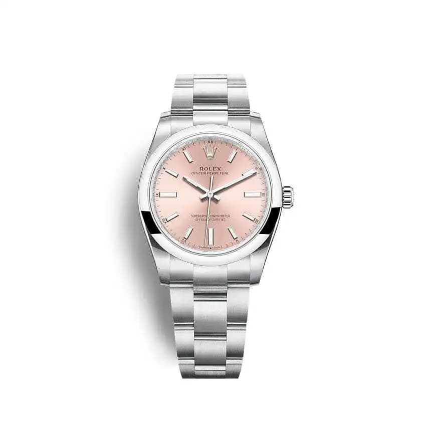 Oyster Perpetual 34mm Pink Dial 124200