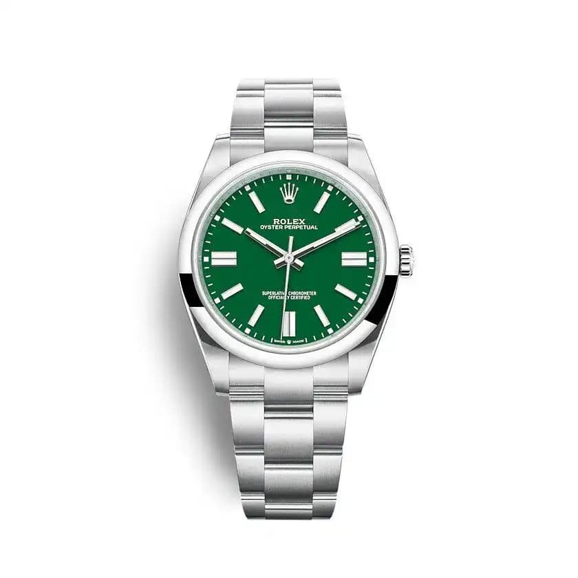 Oyster Perpetual 41mm Green Dial 124300