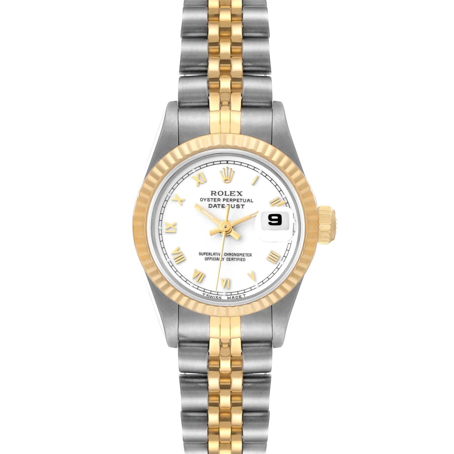 Rolex Lady-Datejust 69173 26mm – Classic White Dial Vintage