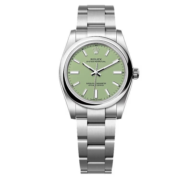 Oyster Perpetual 31mm Pistachio Dial 277200