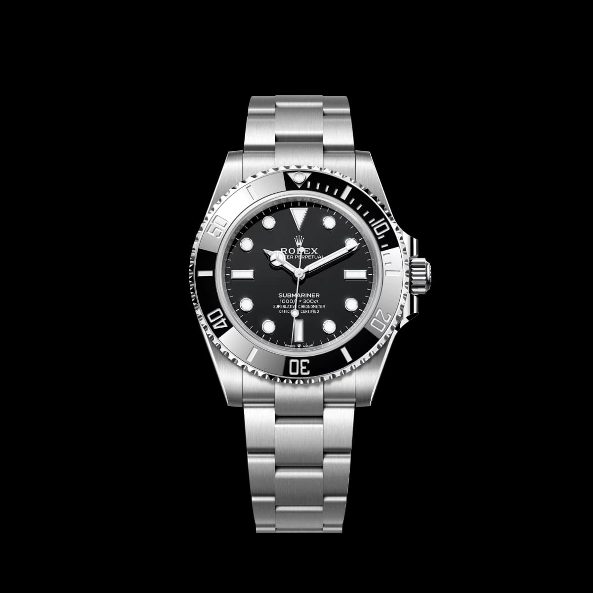 Rolex Submariner 114060 40mm No-Date Black Dial