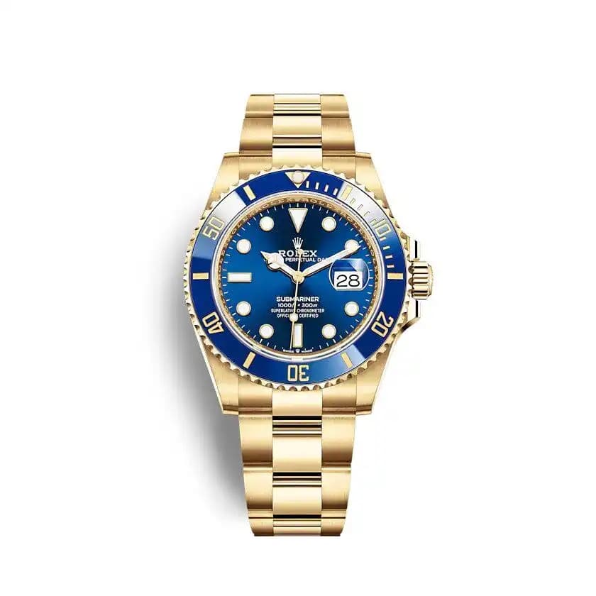 Rolex Submariner 126618LB - 41mm Yellow Gold Blue Dial Dive Watch