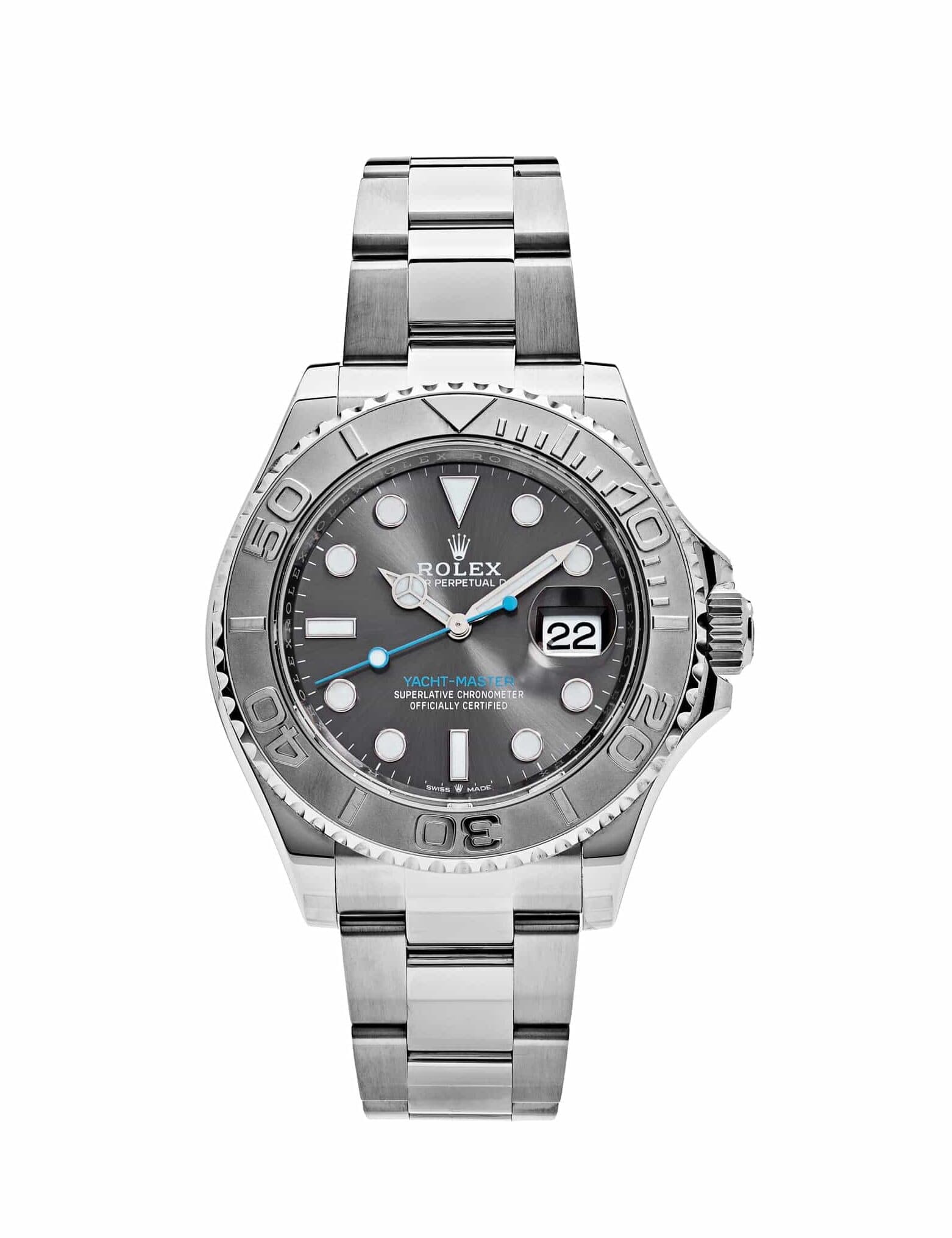 Rolex Yacht-Master 40mm Rhodium Dial 126622