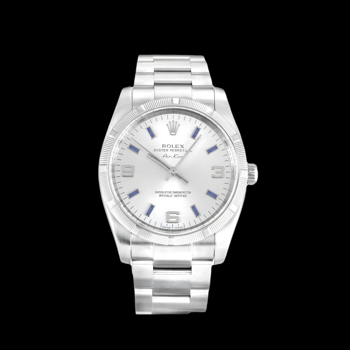 Rolex Air-King 34mm Silver Dial – Ref. 114210