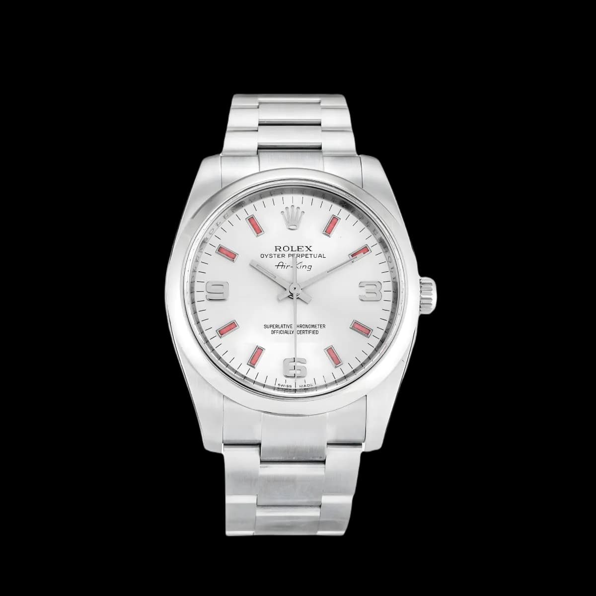 Rolex Air-King 34mm White Dial – Ref. 114200