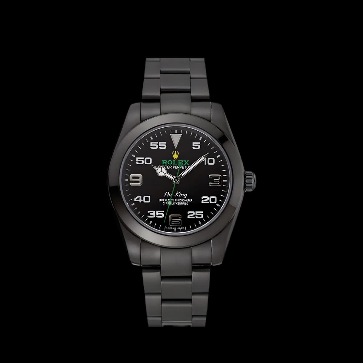 Rolex Air-King 38mm Black Dial – Ref. 1454019