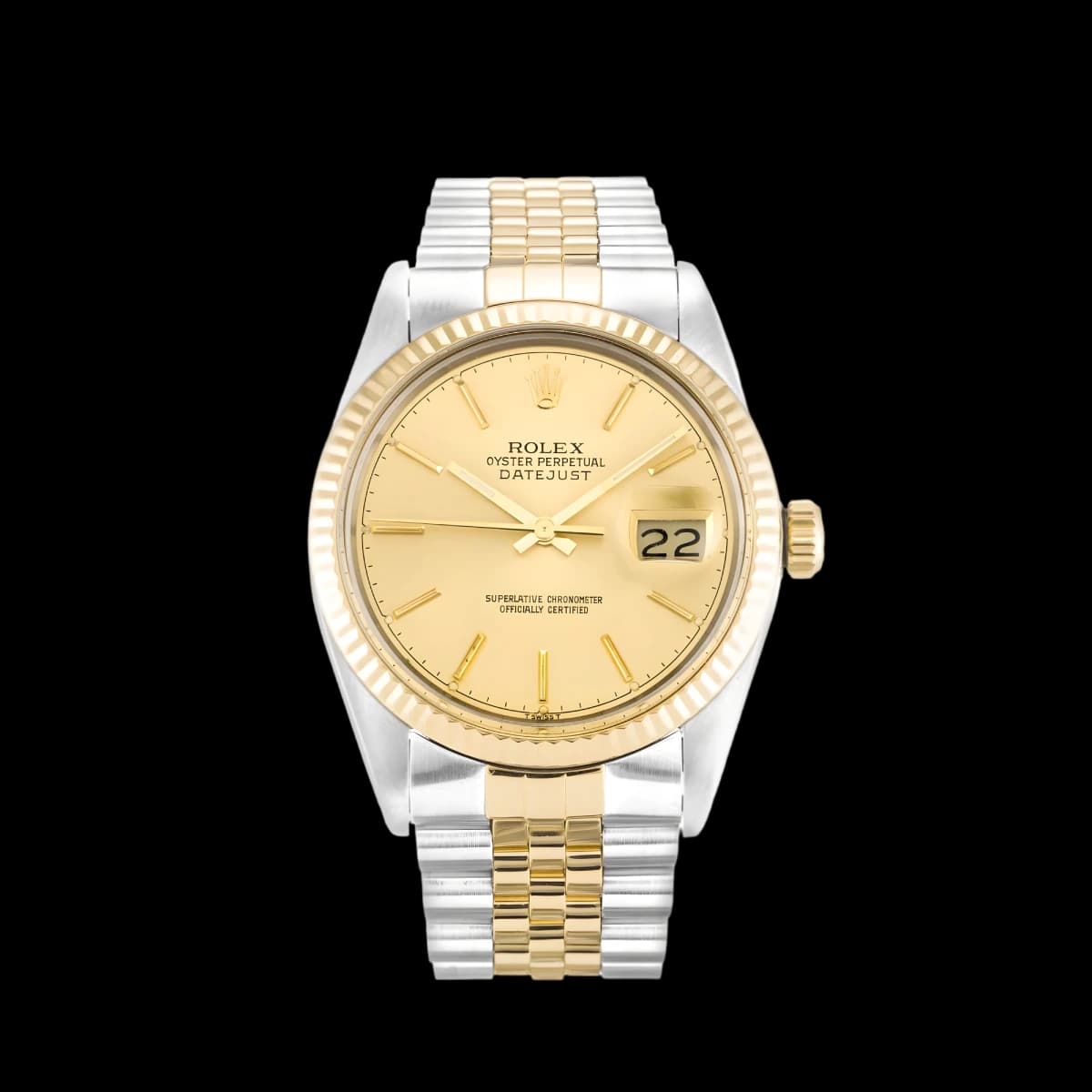 Rolex Datejust 16013 - 36mm Champagne Dial Two-Tone