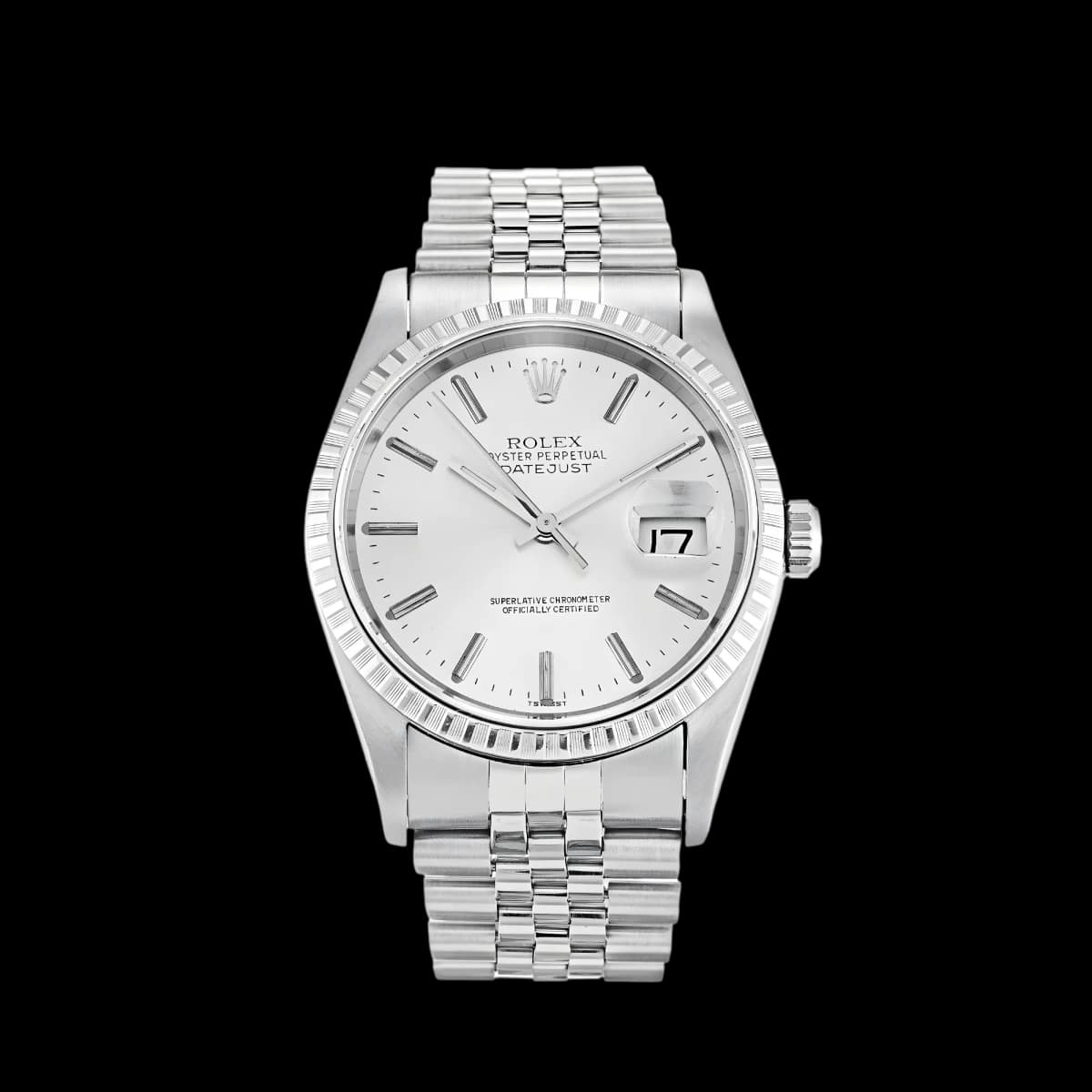 Rolex Datejust 16220 - 36mm Silver Dial Steel Watch