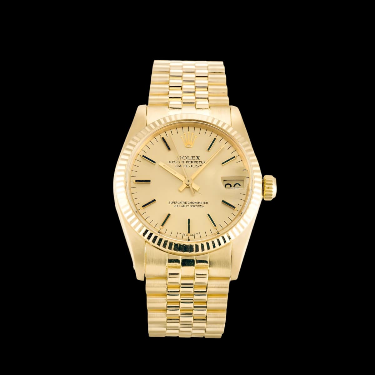 Rolex Datejust 6827 Mid-Size 30mm Champagne Dial
