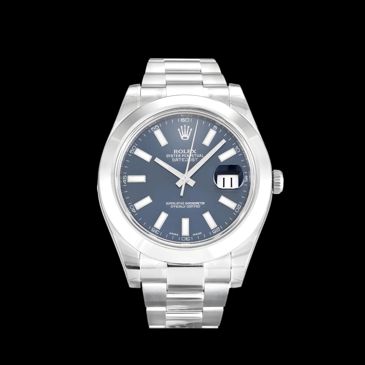 Rolex Datejust II 116300 - 41mm Blue Dial Steel