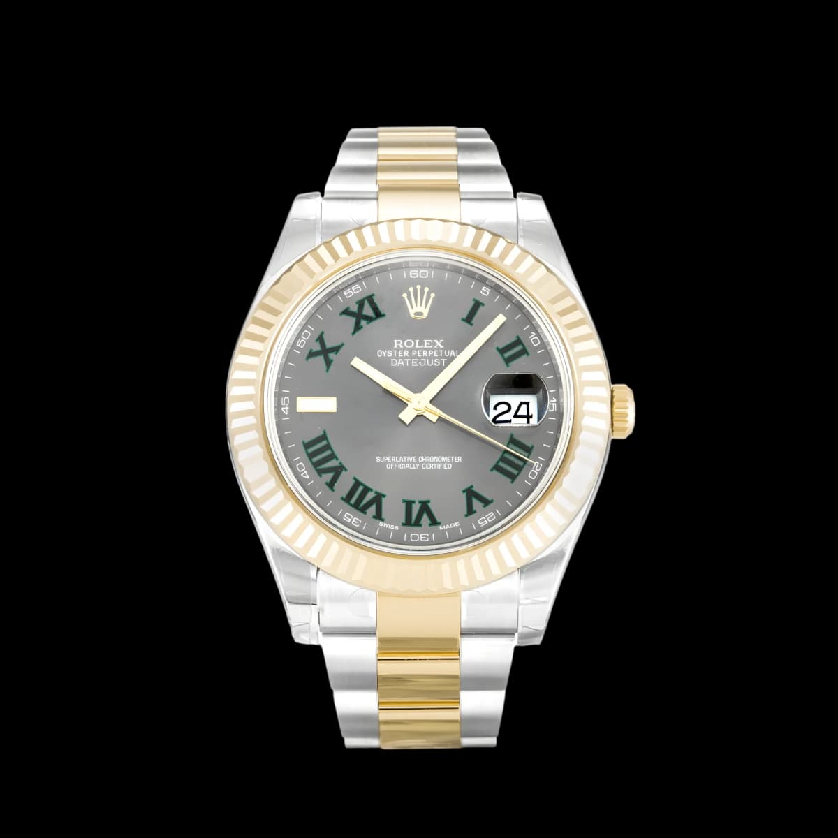 Rolex Datejust II 116333 - 41mm Grey Dial Two-Tone