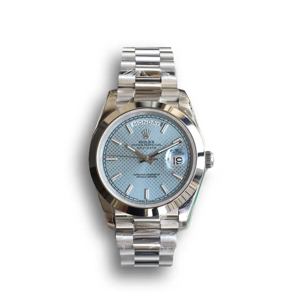 Rolex Day-Date 126331 Ice Blue Motif Dial