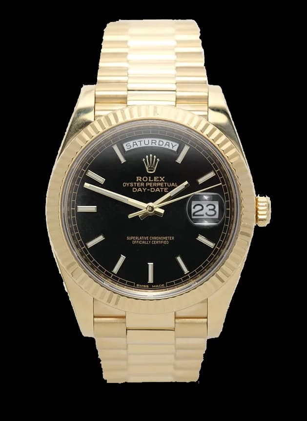 Rolex Day-Date 40mm Black Dial 228238