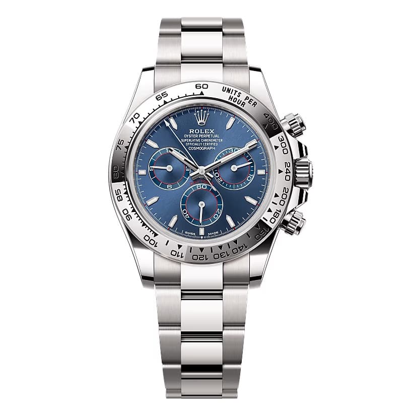 Rolex Daytona 126509 Bright Blue Dial White Gold