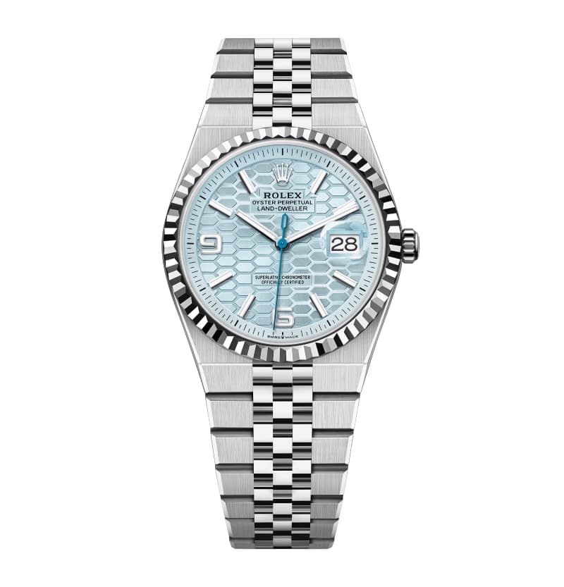 Land-Dweller 36mm Ice Blue Dial