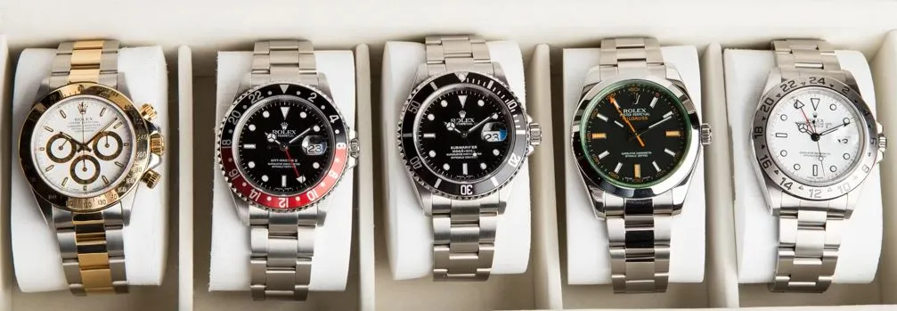 Collection of premium replica Rolex watches
