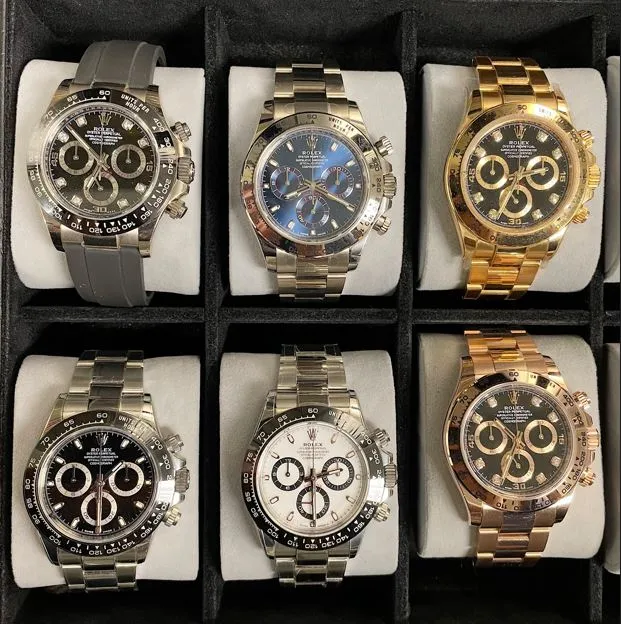Variety of Rolex Daytona super clone replicas