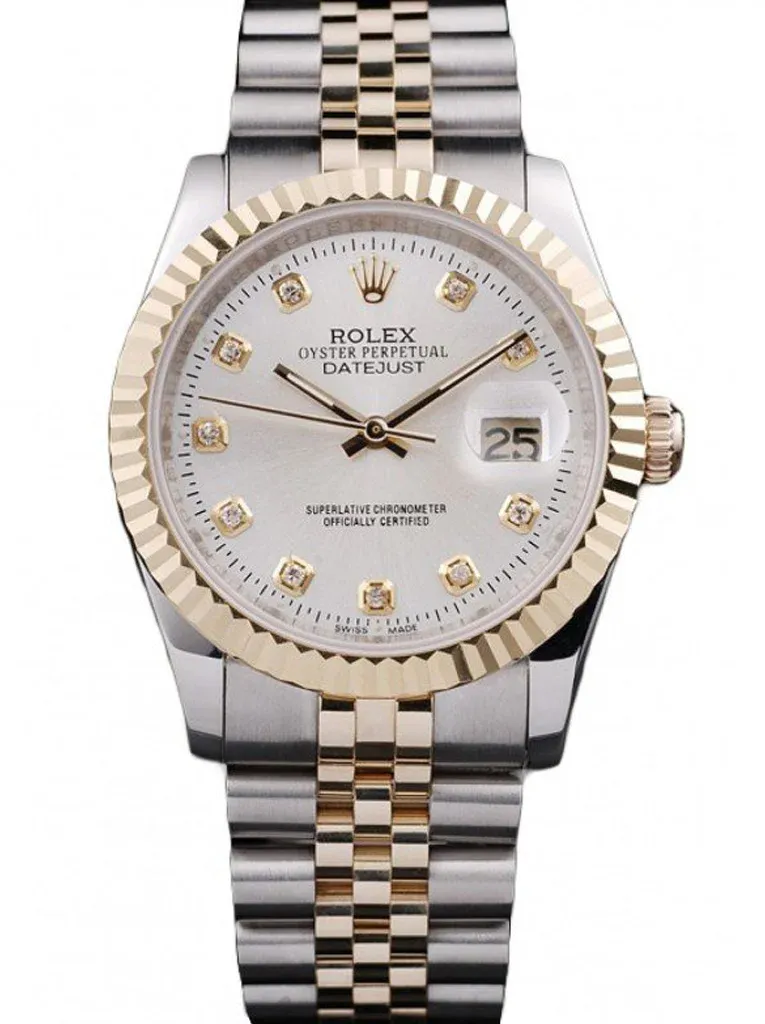 Super clone Rolex Datejust 36mm white dial reference SRL10