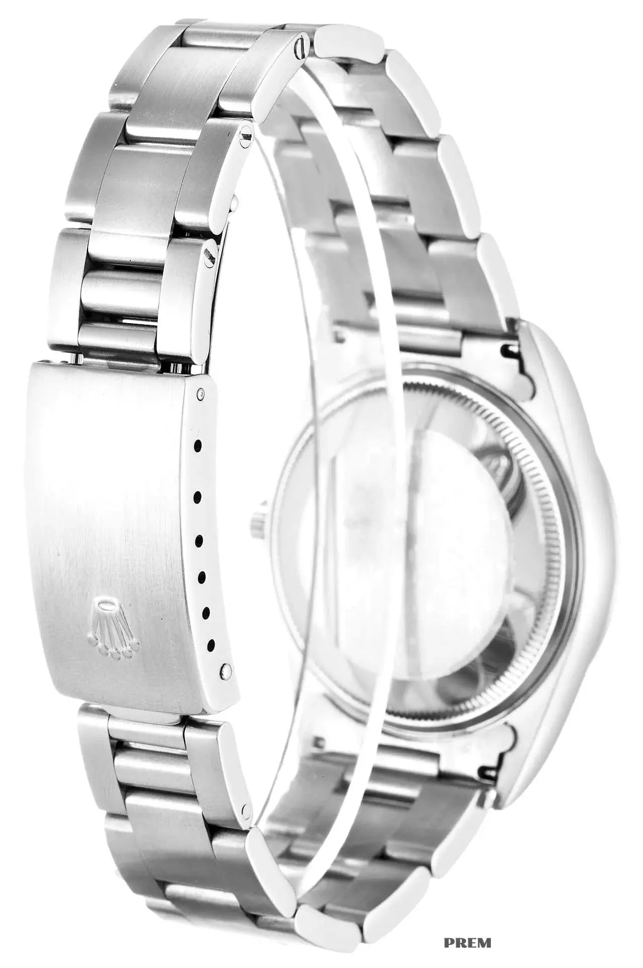 Air-King 14000 rolex copy pink dial — caseback detail