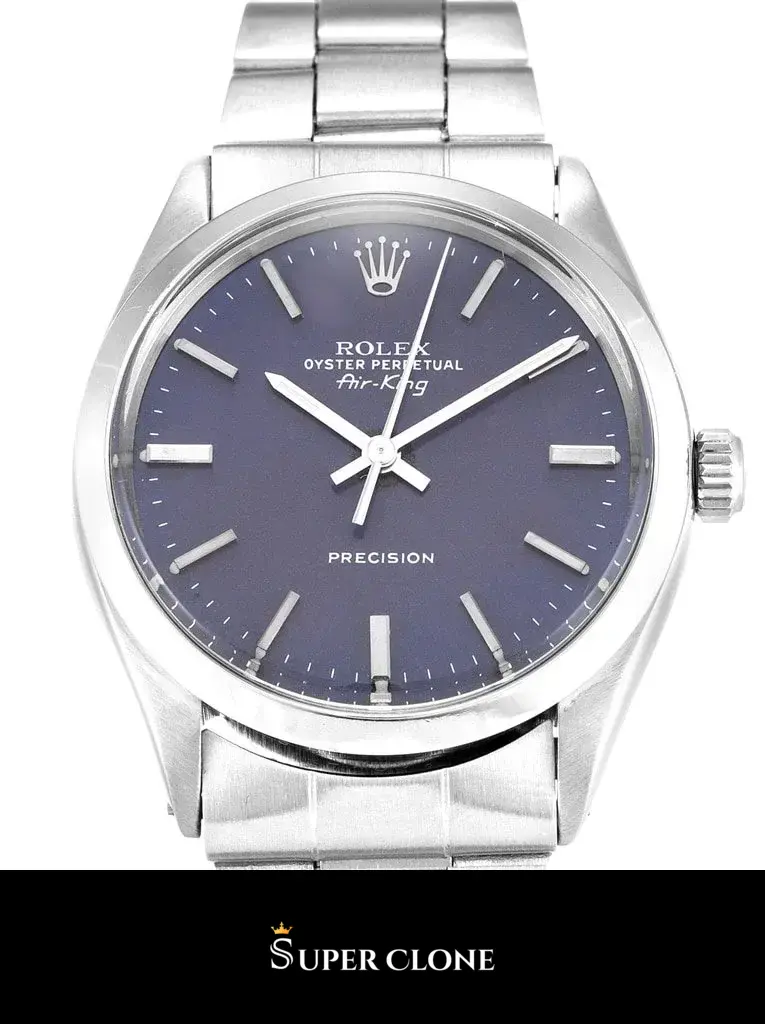 Rolex Air-King 5500 miyota replica 34mm — dial close-up