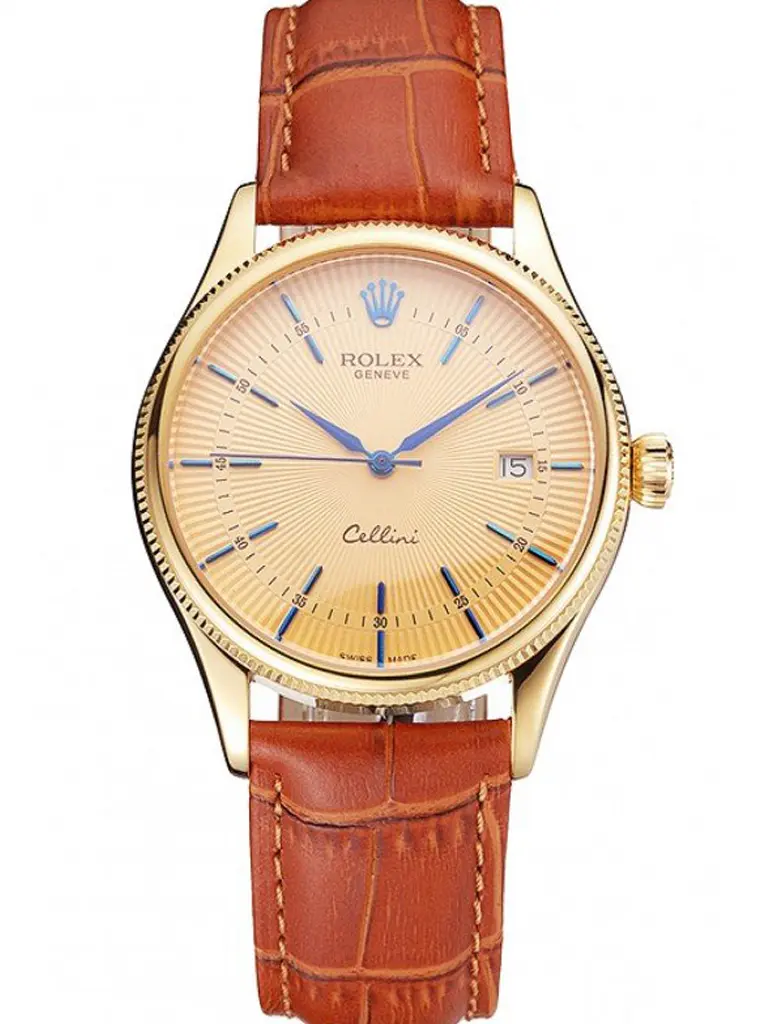 Cellini 016797 clone gold dial — front view