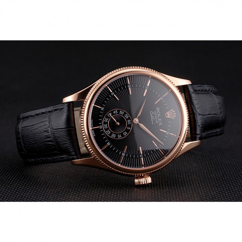 Cellini REP016792 replica black dial — caseback detail