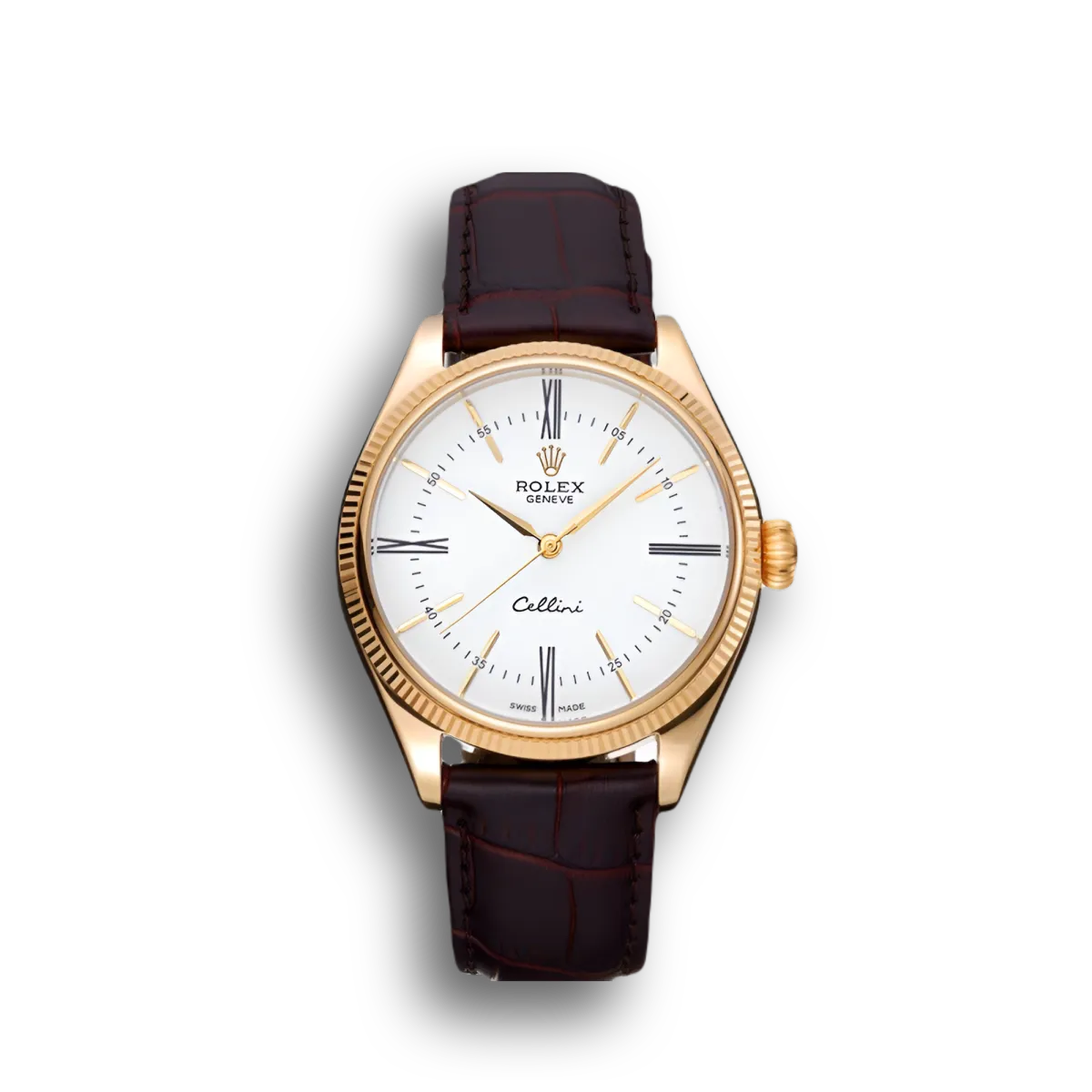 Rolex Cellini 622833 1:1 replica white dial — front view