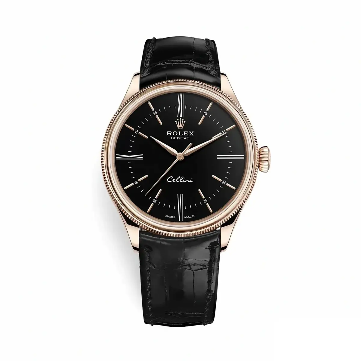 Rolex Cellini 50505 39mm Black Dial replica watch