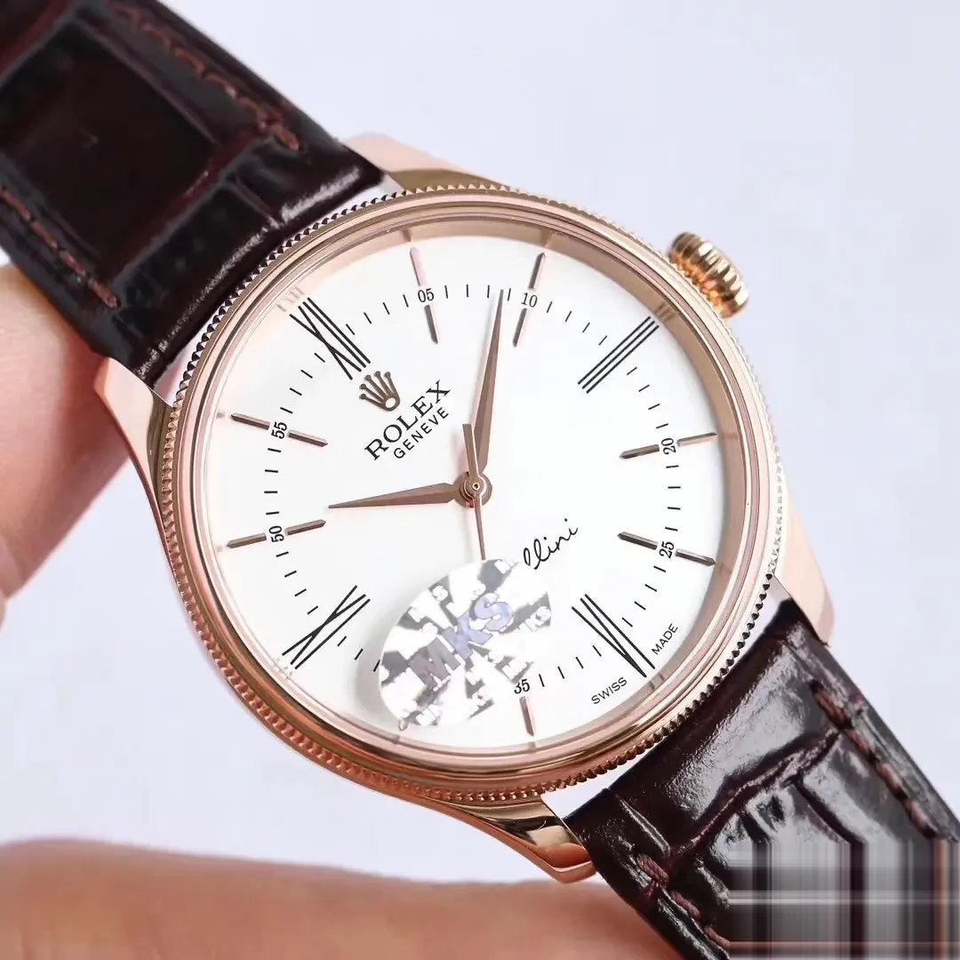 Rolex Cellini 50505 miyota replica 39mm — dial close-up