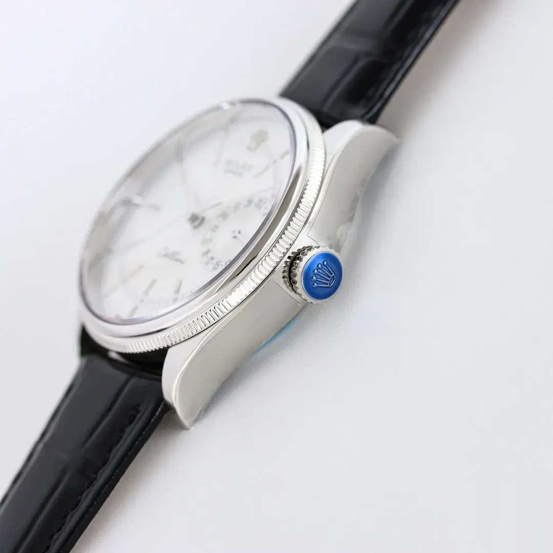 Cellini 50519 rolex replica white dial — caseback detail