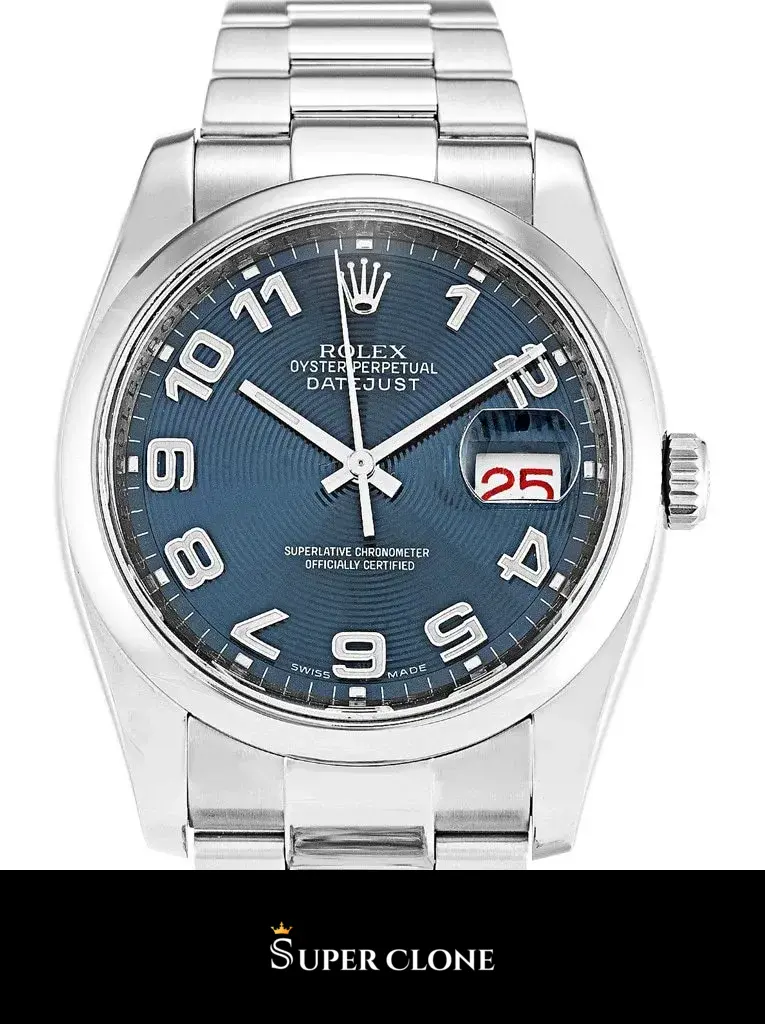 Datejust 116200 rolex replica 36mm — dial close-up