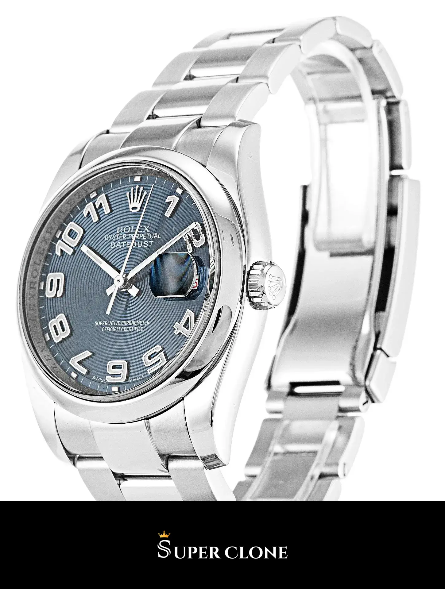 Rolex Datejust 116200 rolex clone — side profile